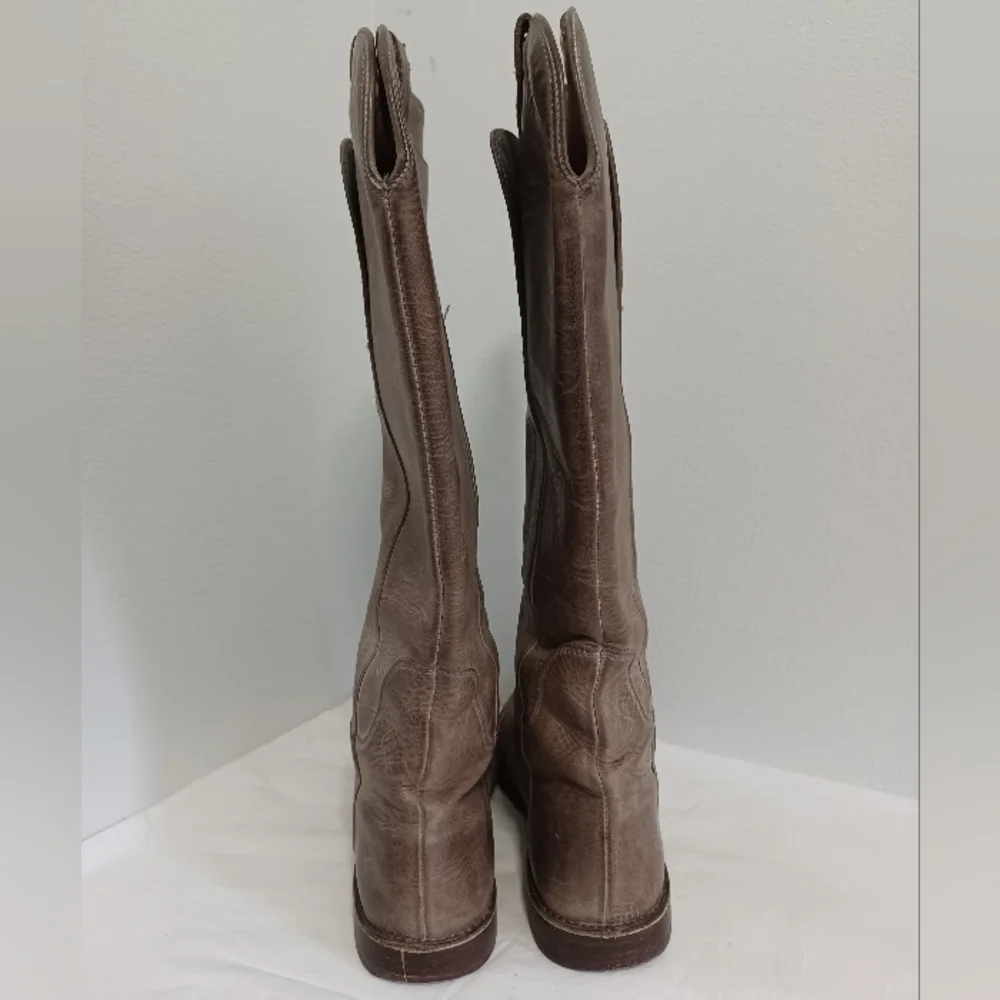 Frye tall boots smoky gray leather size 8.5B - Picture 4 of 13